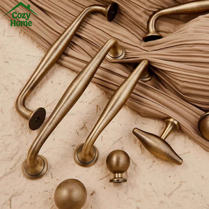 Kenop Kabinet Kuningan Padat Premium, Gagang Kabinet Kuningan Antik, Kenop Pintu Furnitur, Kenop Lemari, Kenop Laci, Kenop Lemari Pakaian - Product Image 3