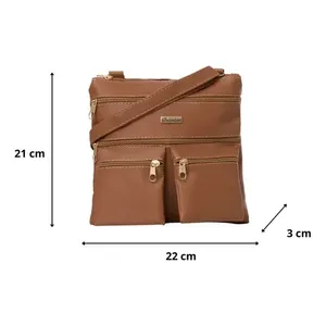 Borsa a Tracolla Delfina per Donna in Vera Pelle con Motivo Geometrico Vintage Invernale RFID per Uso Quotidiano - Product Image 3