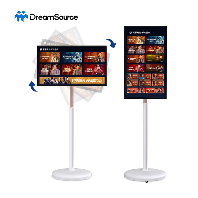 Custom Portable Tv With Battery Rotating Portable Monitor Android 15 M3U Television Indoor Smart Tv