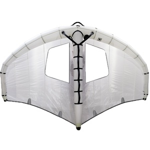 Aile de kitesurf gonflable HITAC pour le <span class=keywords><strong>surf</strong></span> en vague, en nylon, résistance à la rupture de 10KN, tailles 3-6, pompe manuelle, sac à dos, sécurité - Product Image 1