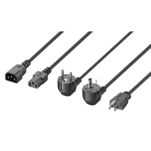 फैक्टरी मूल्य उच्च गुणवत्ता 220v यूएस एसी पावर कॉर्ड 3 पिन प्लग पीसी प्रोजेक्टर कंप्यूटर पावर केबल हम - Product Image 4