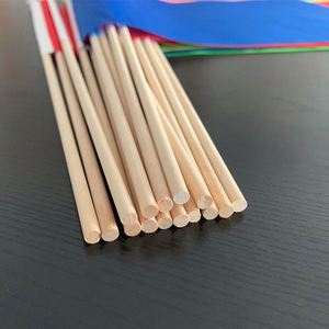Drapeaux à main personnalisés pas chers pour les écoles et les enfants, drapeaux rectangulaires promotionnels à agiter pour les événements - Product Image 3