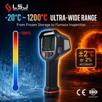 Caméra thermique pour services d'incendie LSJ F1200 - Écran LCD TFT 3,5 pouces - Protection IP67/8 - Résolution thermique 640x512