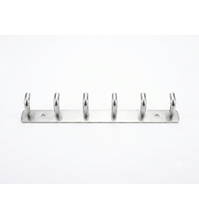 Perchero de Acero Inoxidable 202 con Seis Ganchos, Perchero de Pared para Baño, Dormitorio, Cocina y Ahorro de Espacio en el Hogar - Product Image 2