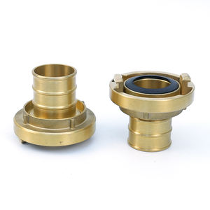 Высококачественное противопожарное оборудование в немецком стиле, Латунная муфта для пожарного шланга, фитинги для судового пожарного гидранта, соединение 1,5/2/2 5 дюймов - Product Image 3