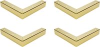Moderne Goldene Hochbelastbare Stahlmöbelbeine für Sofa, Schrank, Bett, Krankenhaus & Küche - Höhenverstellbar