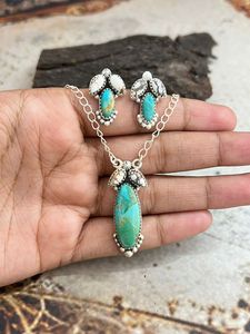 ชุดเครื่องประดับเงินแท้ทำมือรูปควายขาวประดับด้วยคิงแมน ประกอบด้วยสร้อยคอและต่างหู สำหรับผู้หญิง - Product Image 4