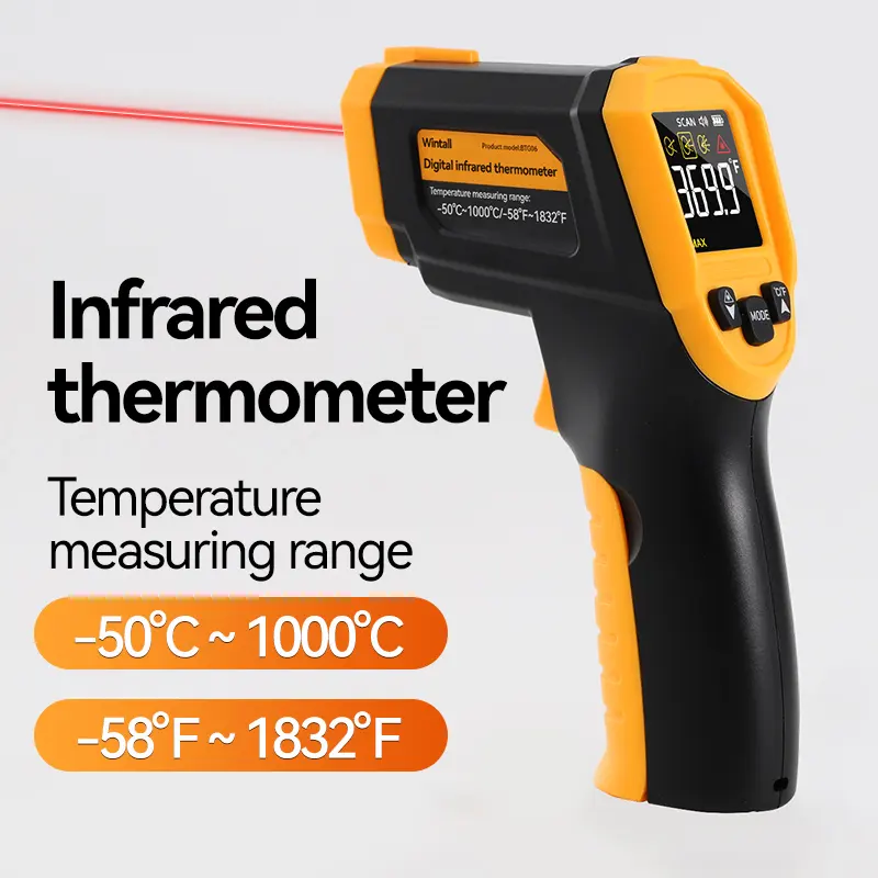 High quality precision digital thermometers new model Temperature Measuring Gun infrared thermometer for industrial