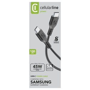 Cavo <b>USB</b> <b>C</b> 45W Black 1,2m USBDATAC2C5A1MK - Product Image 2