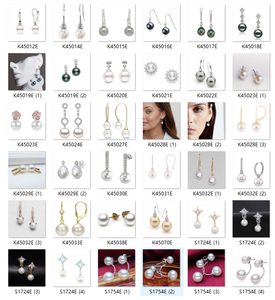 ต่างหูแจ้งเตือนทางการแพทย์ขนาด14K 18K เครื่องประดับทองคำสีเหลืองไข่มุกน้ำทะเลสำหรับร้านค้าเครื่องประดับลูกปัด - Product Image 6