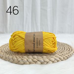 Fil <span class=keywords><strong>Fantaisie</strong></span> en Polyester 100% Tricoté Main 4mm <span class=keywords><strong>pour</strong></span> Panier de Rangement Rond, Sac, Tapis <span class=keywords><strong>au</strong></span> <span class=keywords><strong>Crochet</strong></span> et T-shirt, Caractéristique Haute Ténacité - Product Image 2