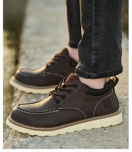 <span class=keywords><strong>Scarpe</strong></span> Antinfortunistiche di Alta Qualità in Pelle Microfibra Impermeabile con Suola in Gomma Resistente, <span class=keywords><strong>Scarpe</strong></span> <span class=keywords><strong>da</strong></span> <span class=keywords><strong>Lavoro</strong></span> Morbide per Uomo - Product Image 4