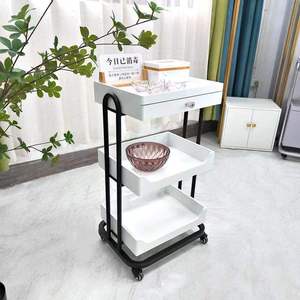 Modern Rotation Hair Trolley <b>Cart</b> Beauty Trolley Makeup Storage Trolley - Product Image 6
