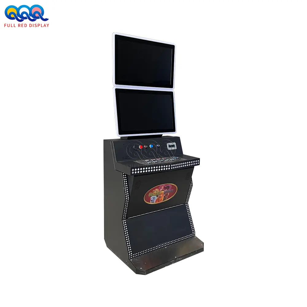 Máquina de jogo FullRed 23.6 Polegadas PCAP Dupla Monitores Japão Armário de Arcada Metal Loteria para Multi Jogo