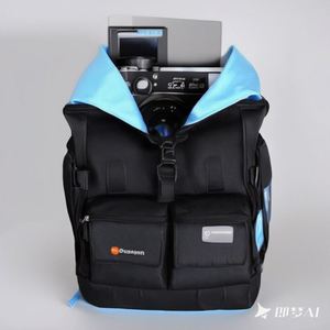 Mochila para cámara Concept de fábrica BSCI, bolsa impermeable para fotografía DSLR/SLR con compartimento para portátil de 15.6 pulgadas y soporte para trípode - Product Image 1