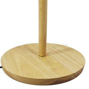Lampade in legno Lampe au sol <span class=keywords><strong>Wood</strong></span> Nature decora l'illuminazione del pavimento della casa Base in legno lampada da terra TC paralume in tessuto illuminazione del soggiorno - Product Image 3