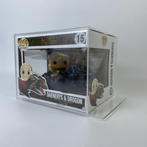 Boîtier acrylique néon de haute qualité transparent pour les collectionneurs de figurines en vinyle - Product Image 1