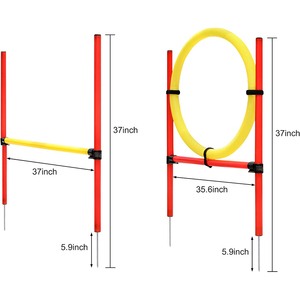 Équipement <span class=keywords><strong>d</strong></span>'entraînement à l'agilité <span class=keywords><strong>pour</strong></span> <span class=keywords><strong>chien</strong></span> barre <span class=keywords><strong>d</strong></span>'obstacle de saut de <span class=keywords><strong>chien</strong></span> Jeu <span class=keywords><strong>d</strong></span>'<span class=keywords><strong>obéissance</strong></span> <span class=keywords><strong>pour</strong></span> <span class=keywords><strong>chien</strong></span> - Product Image 3