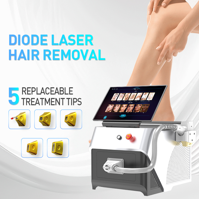 Painless 2 in 1 YagTATTOO 4 Wave 1200W 1600W 808 Laser Hair Removal Remover Laser Diode Diodo 808 Machine