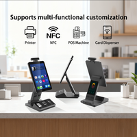 Kiosco de Hotel con Pantalla de 10.1 Pulgadas, Terminal de Autoregistro para Hotel, Kiosco de Registro de Hotel de Acero Laminado en Frío Duradero con Módulo 4G SDK