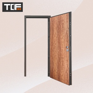<span class=keywords><strong>Pas</strong></span> <span class=keywords><strong>cher</strong></span> Italie Chine Moderne Chaud Mdf Pivot 3d Panneau Mural Métal Blindé Aluminium Extérieur Entrée Acier <span class=keywords><strong>Porte</strong></span> de Sécurité pour la Maison - Product Image 1