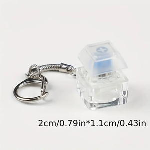 [Divertente portachiavi acrilico Fidget Ring] divertente portachiavi con tastiera in acrilico Fidget portachiavi anello borsa zaino <span class=keywords><strong>Charm</strong></span> amici - Product Image 4