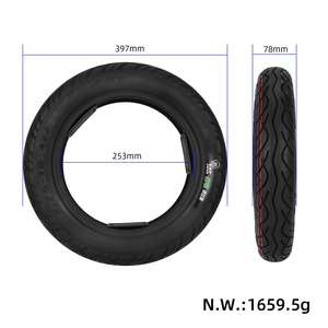 Neumático sin Cámara Cheng Shin 2.75-10 para Scooter Eléctrico, Neumático de Vacío 14X2.75, Neumáticos para Scooter de 10 Pulgadas C-917 14x2.75, Neumático sin Cámara CST - Product Image 2