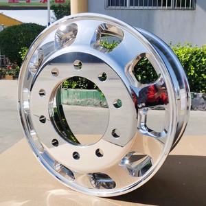 22.5X8.25 トラック・バス専用鍛造アルミ合金ホイール 特殊エアホール カスタマイズ表面研磨 10穴 - Product Image 3