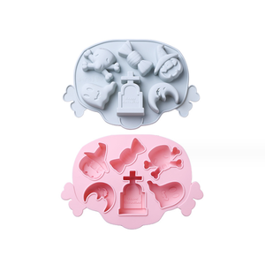 Stampo in Silicone a 6 Cavità a Forma di Fantasma e Zucca <span class=keywords><strong>per</strong></span> Decorazione di Dolci e <span class=keywords><strong>Biscotti</strong></span> di <span class=keywords><strong>Halloween</strong></span> - Product Image 4