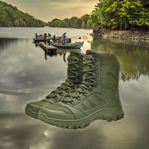 נעלי קרב חורפיות קלות משקל, עמידות למים, לטיולים רגליים, נוחות, עם בטנת רשת נושמת, סוליה חיצונית מגומי נגד החלקה - Product Image 3