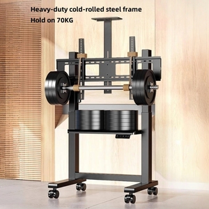 <span class=keywords><strong>TV</strong></span> Lift Bracket cho 52-86 inch cán cơ giới <span class=keywords><strong>TV</strong></span> tầng đứng điều khiển từ xa vật liệu thép di động <span class=keywords><strong>TV</strong></span> giỏ hàng - Product Image 2