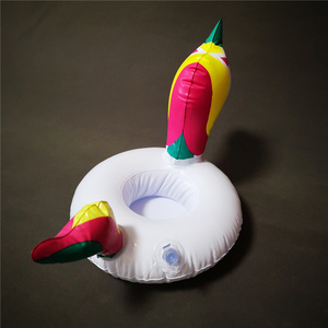 En gros, porte-gobelets flottants gonflables en plastique, forme <span class=keywords><strong>cheval</strong></span> rond, personnalisables, pour fête au bord de la piscine, pour boissons et glace - Product Image 4
