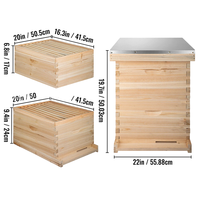 Matériel d'apiculture BAQIAN, ruche à 10 cadres, boîte à abeilles