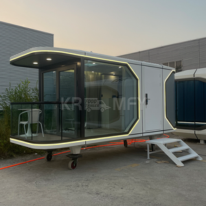 บ้านแคปซูลอีโคกลางแจ้ง โรงแรมแคปซูลหรูหรา ห้องแคปซูลสำเร็จรูป บ้านแคปซูลทรงแอปเปิ้ล บ้านคอนเทนเนอร์ - Product Image 6