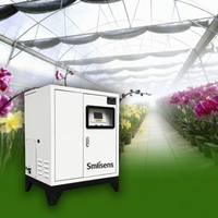 Système de refroidissement de serre haute pression 100 bars en acier inoxydable, pulvérisateur électrique à télécommande pour serres, pépinières de légumes et de fleurs