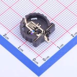 BS-12-B2AA002 Button & Strip Battery Connector SMD Connector Battery Holder CR1220 Phosphor Bronze - Product Image 1