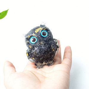 OEM Resin Owl Sculpture - Fashion Crystal Owl Figurine for Art Collection, Perfect for Wedding <b>Gift</b> and Home Decoration - Product Image 3