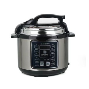 Cuisinière à pression électrique SIVER <span class=keywords><strong>CREST</strong></span> 2026, grande marmite en acier inoxydable antiadhésive, 5-6L - Product Image 1