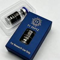Boîte d'emballage rigide en papier pour peptides lyophilisés OEM, pour flacon de 3 ml, usage de recherche uniquement