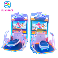 Jeu de simulation de surf à jetons Funspace Machine de jeu de surf d'arcade numérique immersive