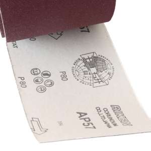 Riken <span class=keywords><strong>INDASA</strong></span>-rollo de papel de lija con respaldo, P60-1000, 115mm, 50m de ancho, para instrumentos de madera - Product Image 2