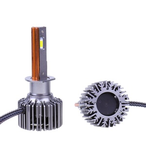 Ampoules de phares LED à double caloduc 6000K 55W, compatibles OEM/ODM d'usine (C6, F2, H1, H4, H7, H11, 9005, 9006, 9012), installation Plug & Play pour éclairage automobile - Product Image 2