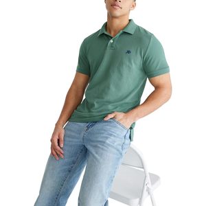 Camisa de Piqué de Algodón Verde Personalizada para Hombre, Manga Corta, Logotipo Bordado, Corte Regular Informal, Transpirable, 180g, Suministro OEM - Product Image 4