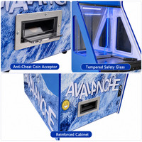 Machine de jeu à pièces d'intérieur réglable, attrayante, à taux de gain variable, avec fonction de jeu à trous, pour centre de jeux