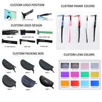 Lunettes de soleil de sport de haute qualité, best-seller, surdimensionnées, pour l'alpinisme, résistantes au vent, pour la course à pied et le cyclisme en extérieur