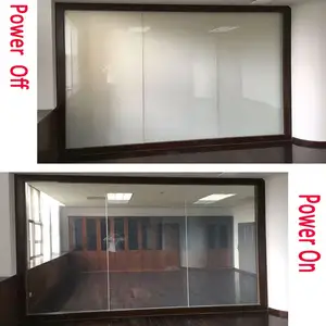 Glass Doors Office Wall Partition Smart Blinds Switchable Pdlc Smart Glass Film