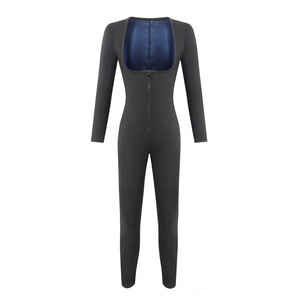 Combinaison de sport amincissante une pièce pour <span class=keywords><strong>femme</strong></span>, effet galbant et anti-transpiration, avec fermeture éclair, idéale pour le yoga et le fitness – <span class=keywords><strong>Prix</strong></span> de gros - Product Image 6