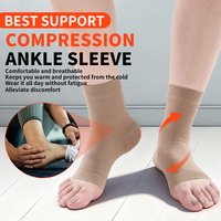 Attelle de cheville élastique à compression de qualité médicale pour la récupération des blessures sportives