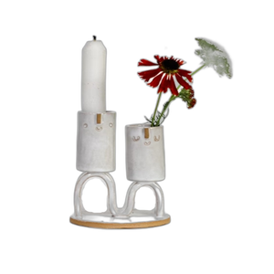 Mini <span class=keywords><strong>Vaso</strong></span> in Ceramica <span class=keywords><strong>con</strong></span> Faccina Carina - Product Image 2