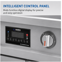 Wajan Panggang Listrik Komersial Daya Tinggi 8-15 KW, Stainless Steel, Kontrol Temperatur Digital Cerdas, Konveksi